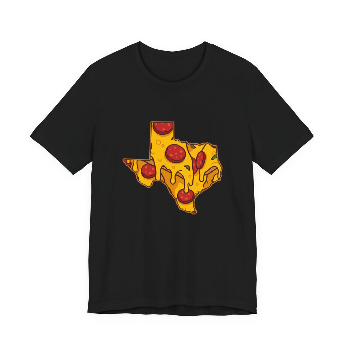 Texas Pizza Map T-Shirt
