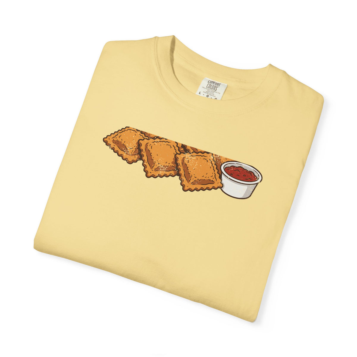 St Louis Toasted Ravioli Retro Food Illustration T-Shirt