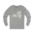 New York Vintage Letters Map Long Sleeve Tee
