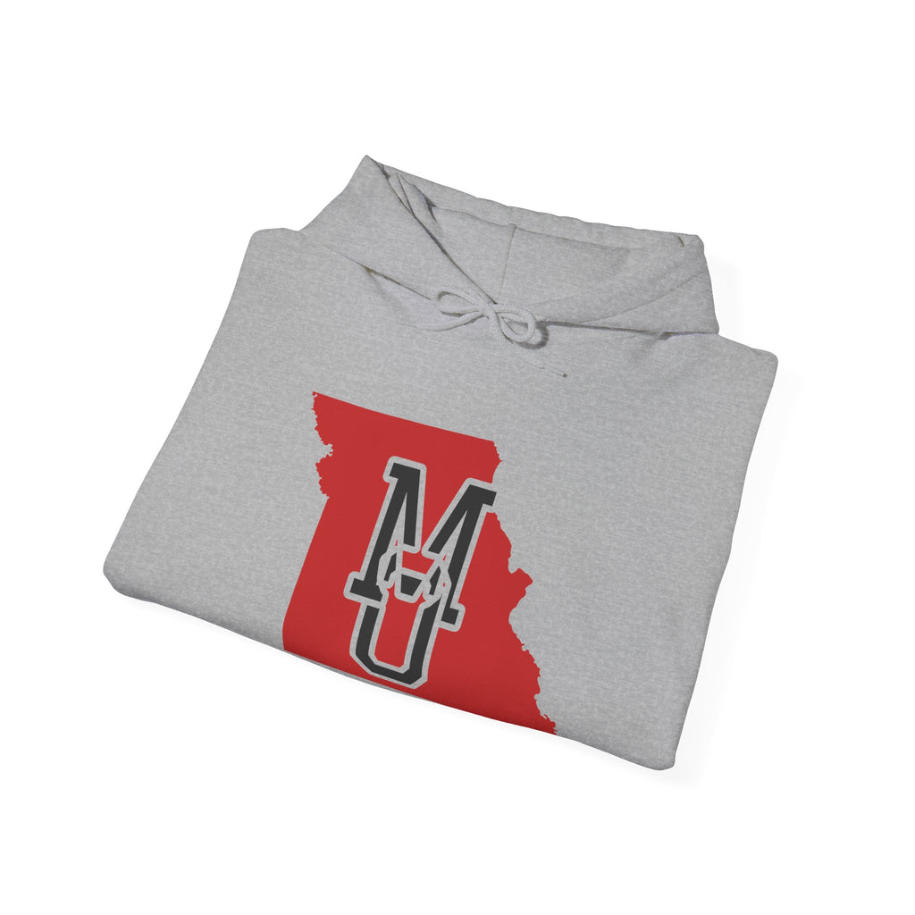 Missouri Varsity Monogram Map Hoodie