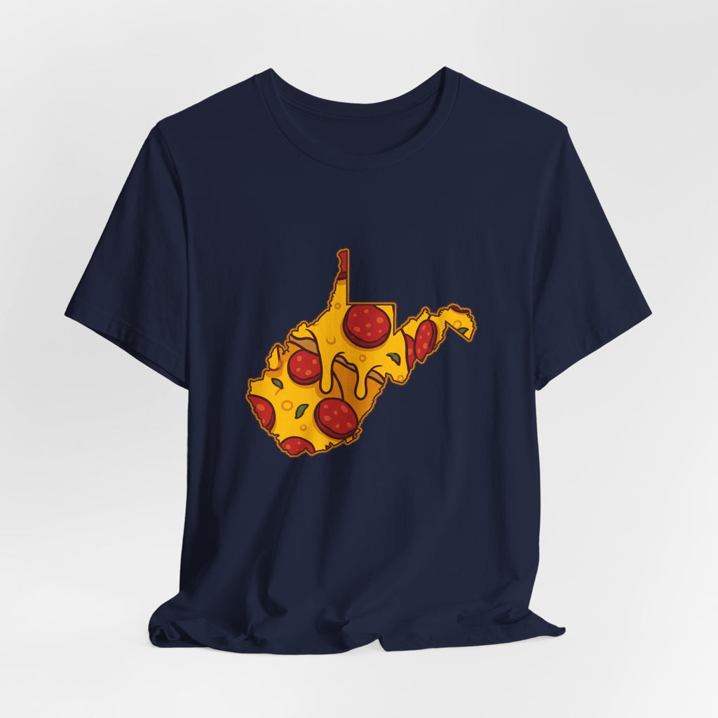 West Virginia Pizza Map T-Shirt