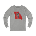 Missouri Varsity Monogram Map Long Sleeve Tee
