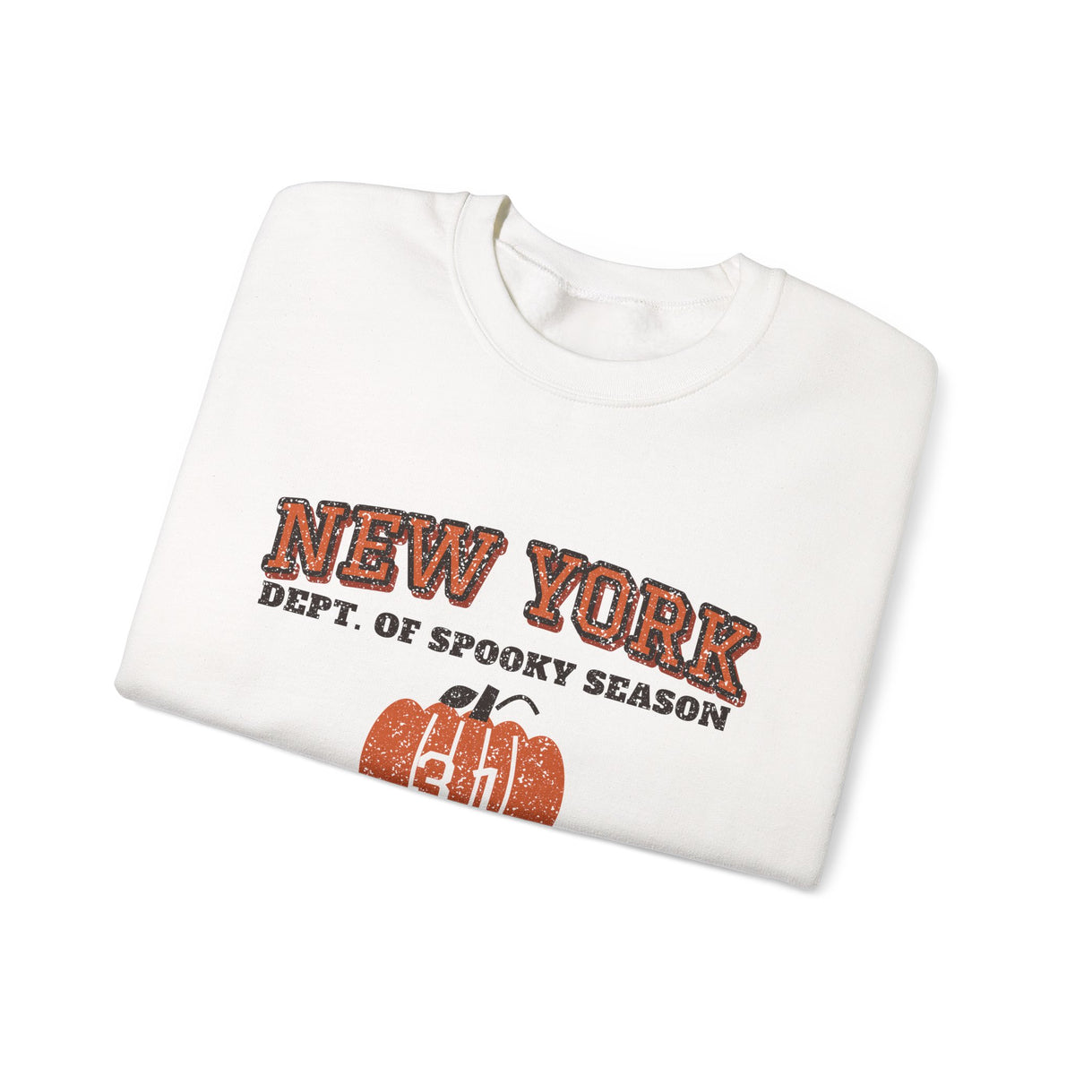 New York Dept. of Spooky Season Varsity Crewneck Sweatshirt
