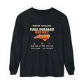 North Carolina Fall Foliage Report Map Long Sleeve Tee
