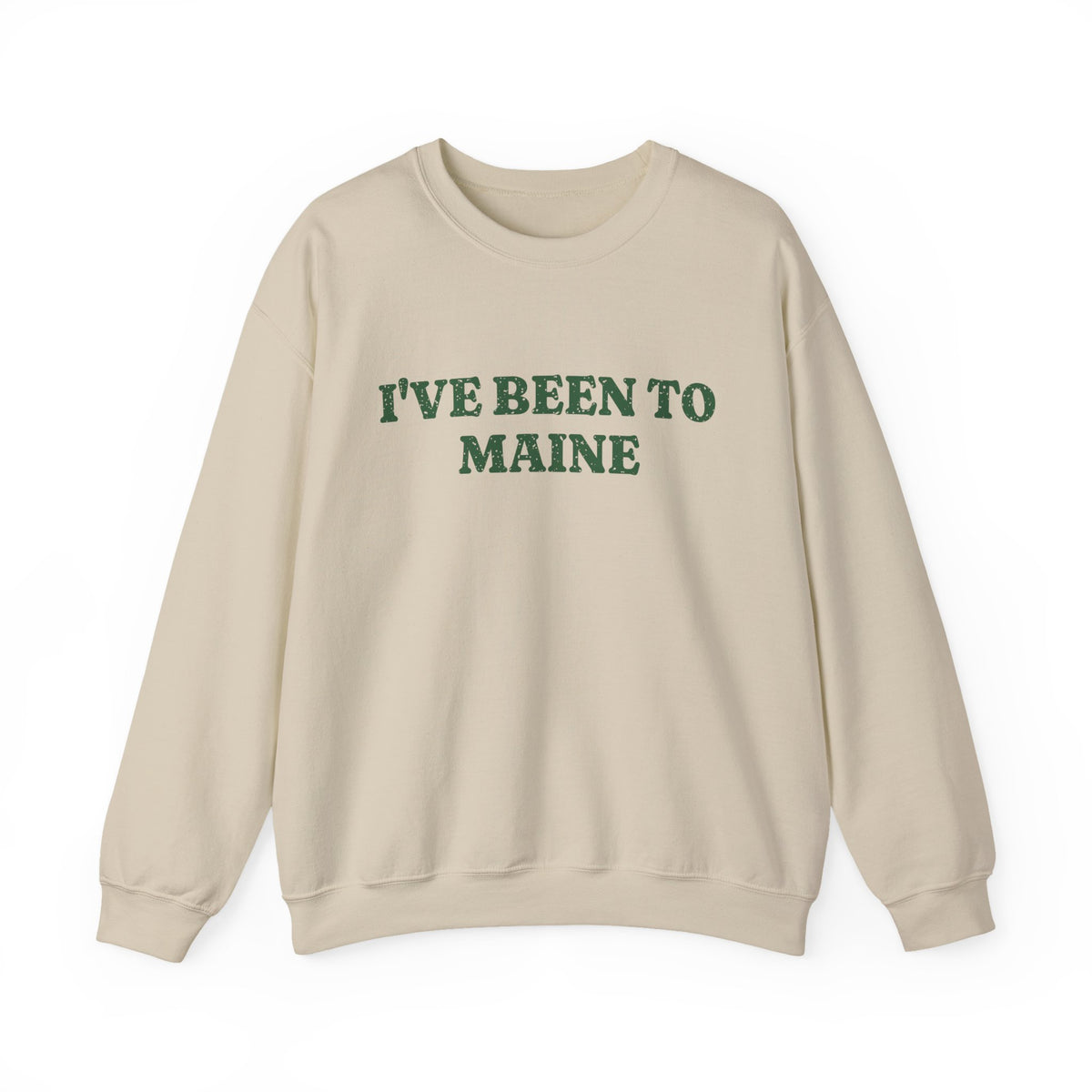 I've Been to Maine Vintage Travel Souvenir Crewneck Sweatshirt