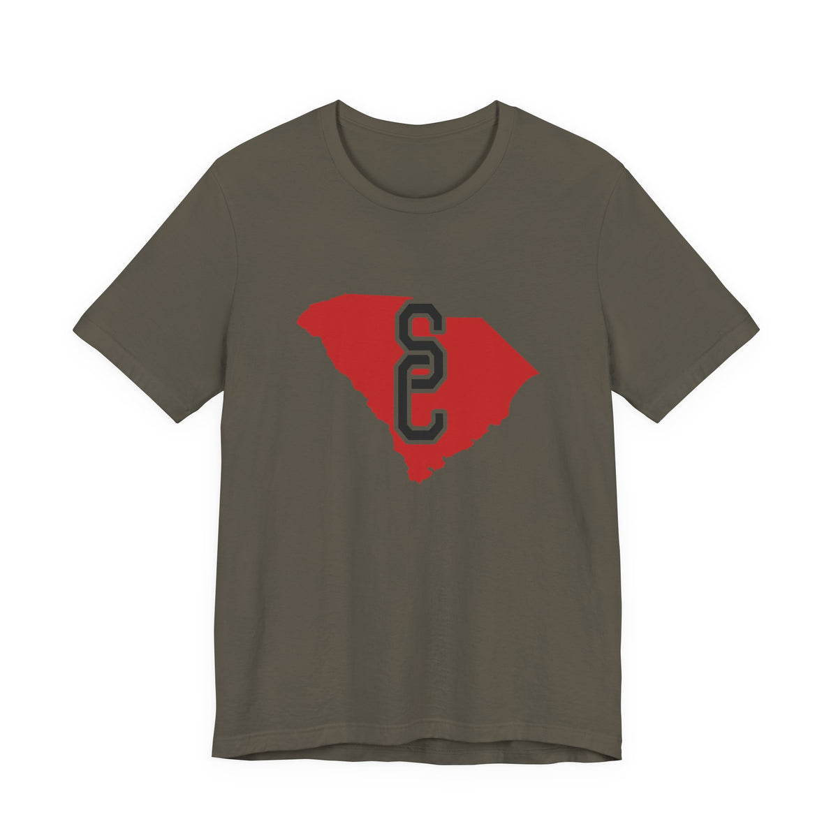 South Carolina Varsity Monogram Map T-Shirt