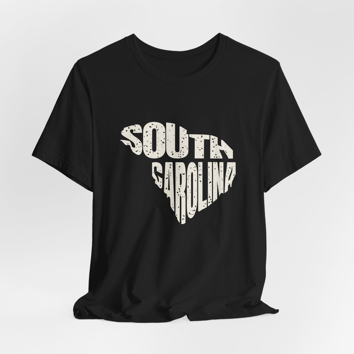 South Carolina Vintage Letters Map T-Shirt
