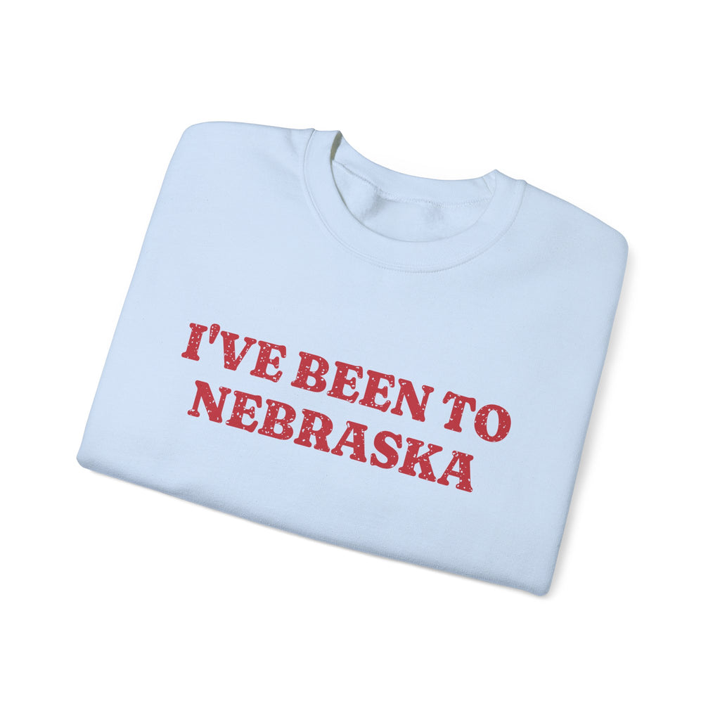 I've Been to Nebraska Vintage Travel Souvenir Crewneck Sweatshirt