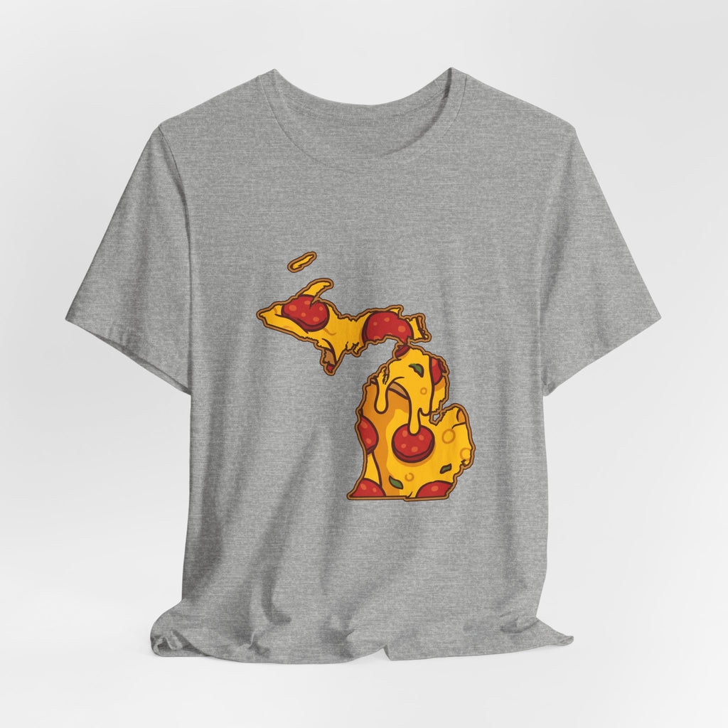 Michigan Pizza Map T-Shirt