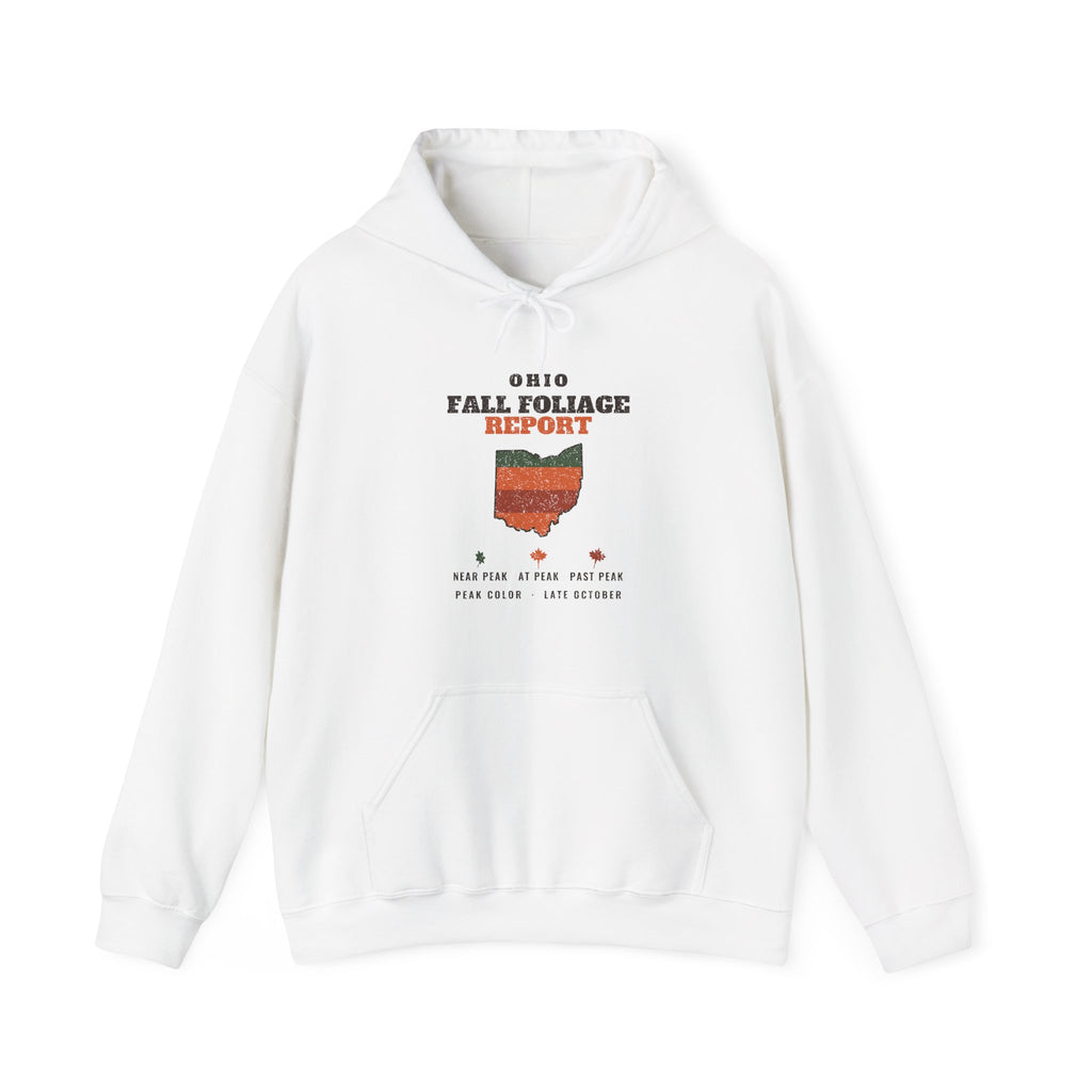 Ohio Fall Foliage Report Map Hoodie