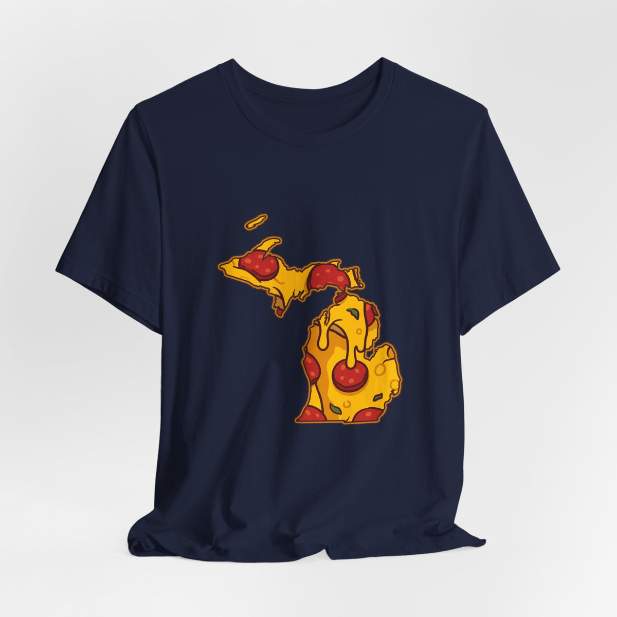 Michigan Pizza Map T-Shirt