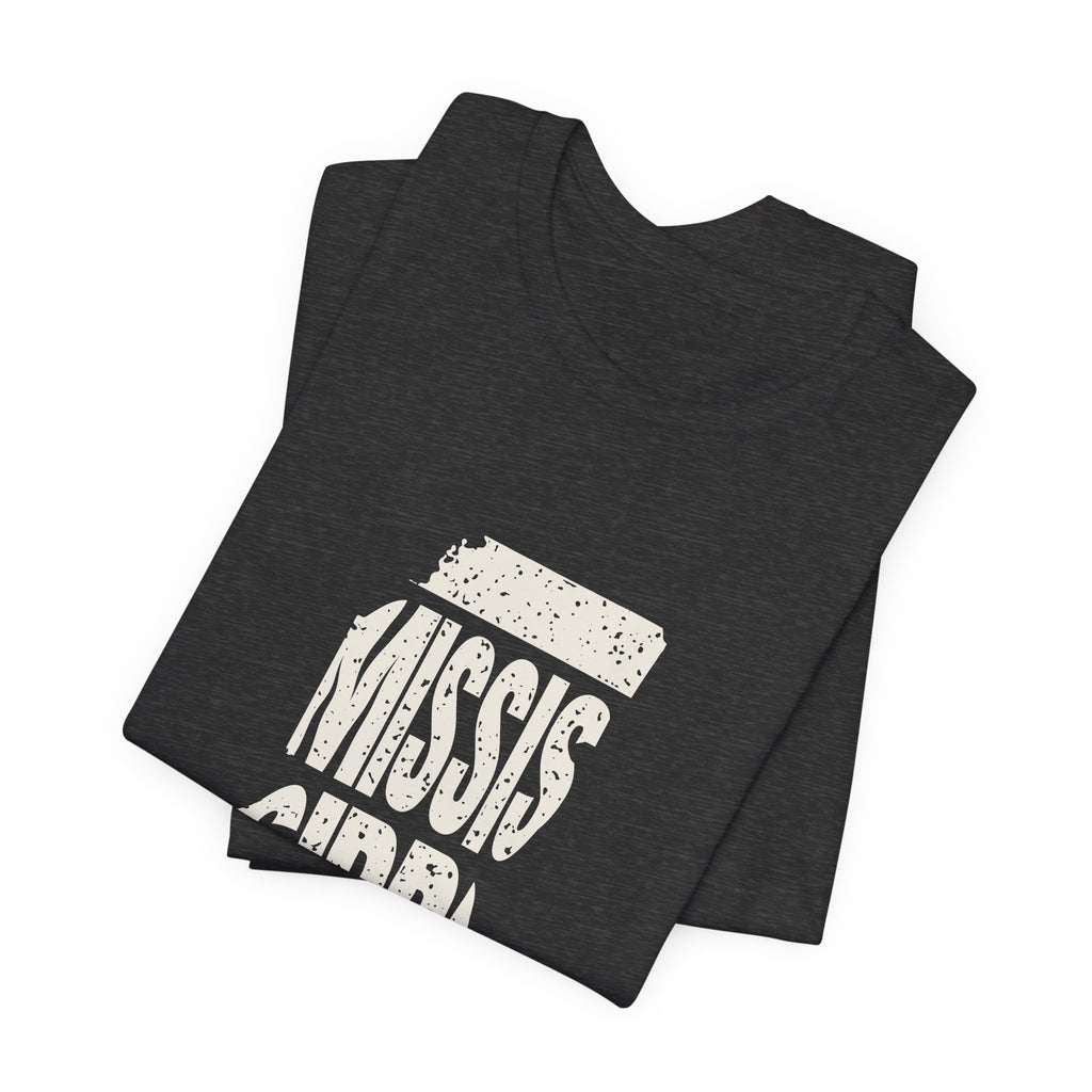 Mississippi Vintage Letters Map T-Shirt