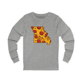 Missouri Pizza Map Long Sleeve Tee