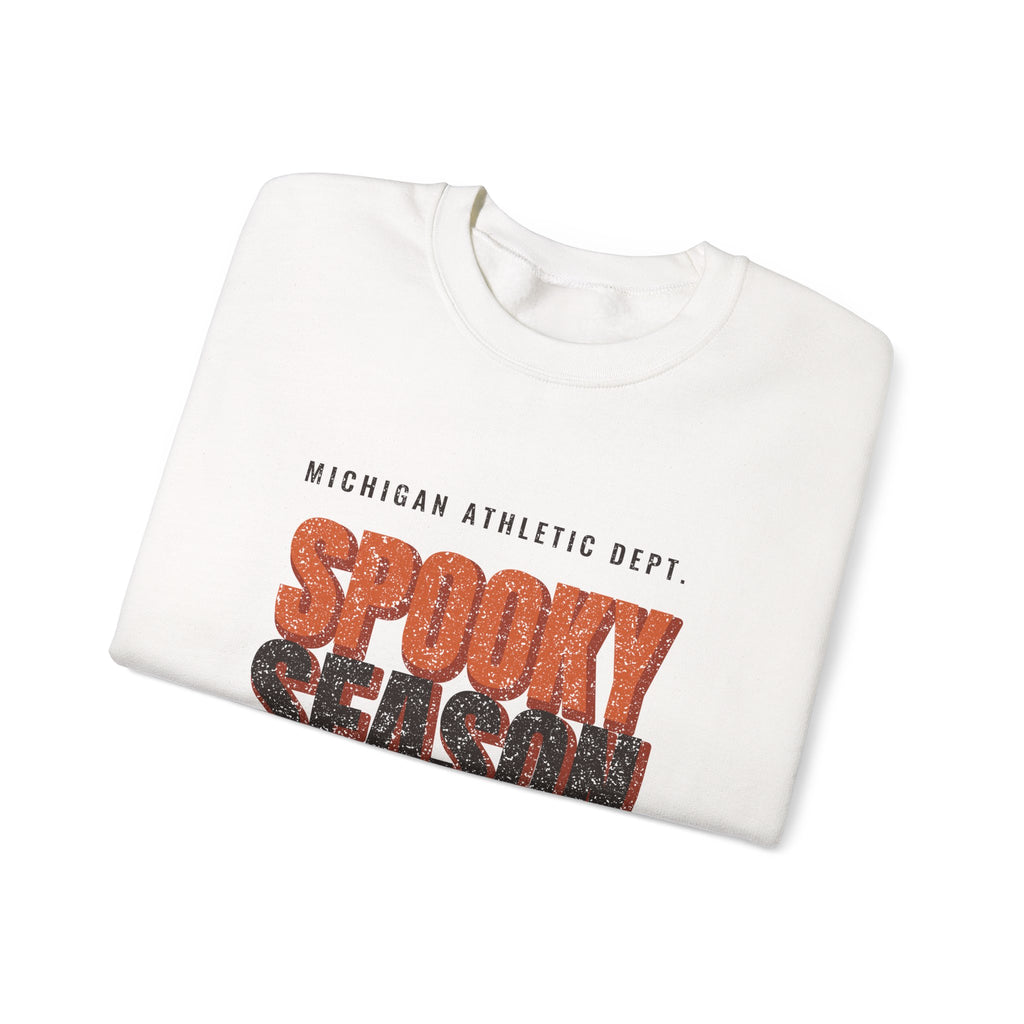 Michigan Spooky Season Athletic Dept. Crewneck Sweatshirt