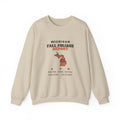 Michigan Fall Foliage Report Map Crewneck Sweatshirt