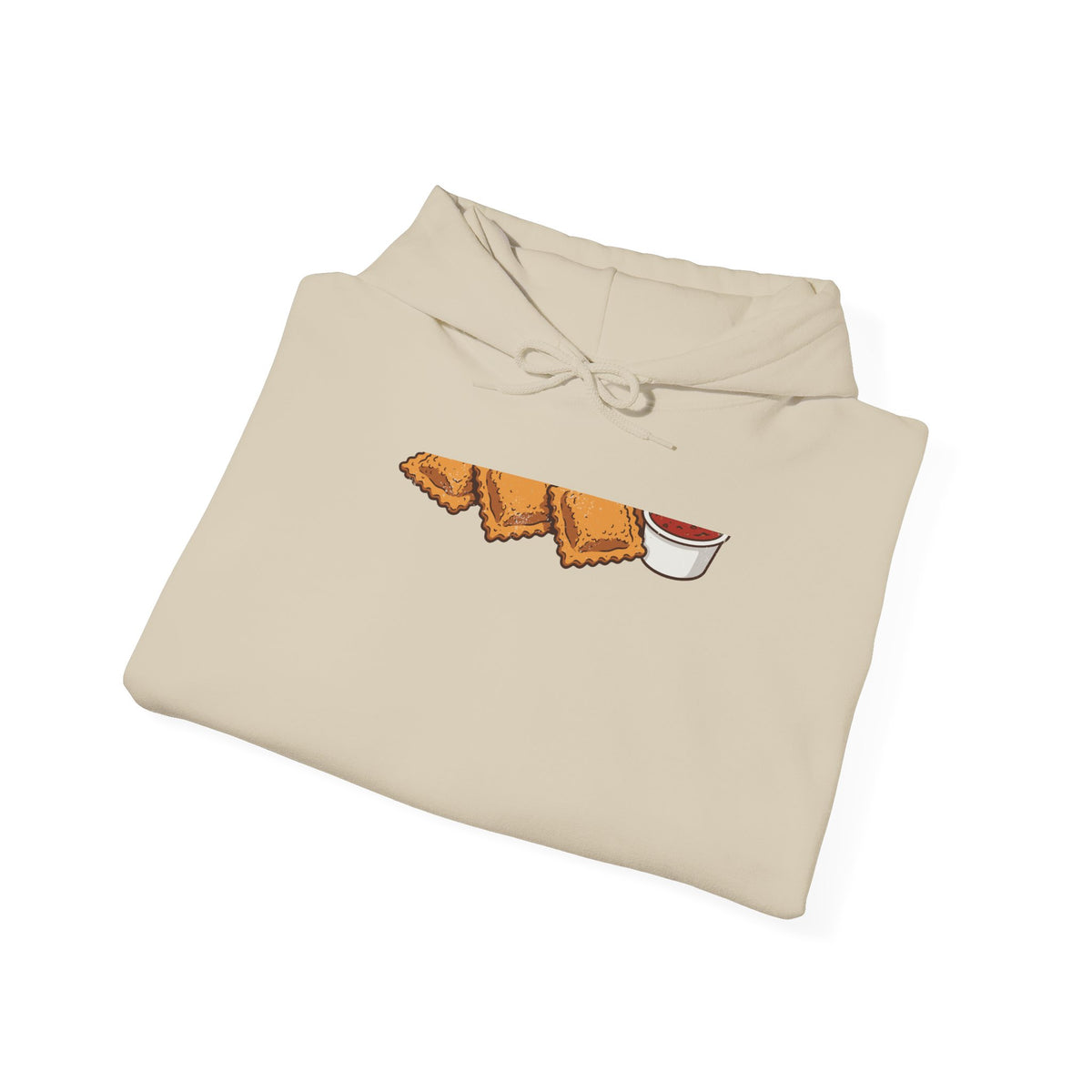 St Louis Toasted Ravioli Retro Food Illustration Hoodie