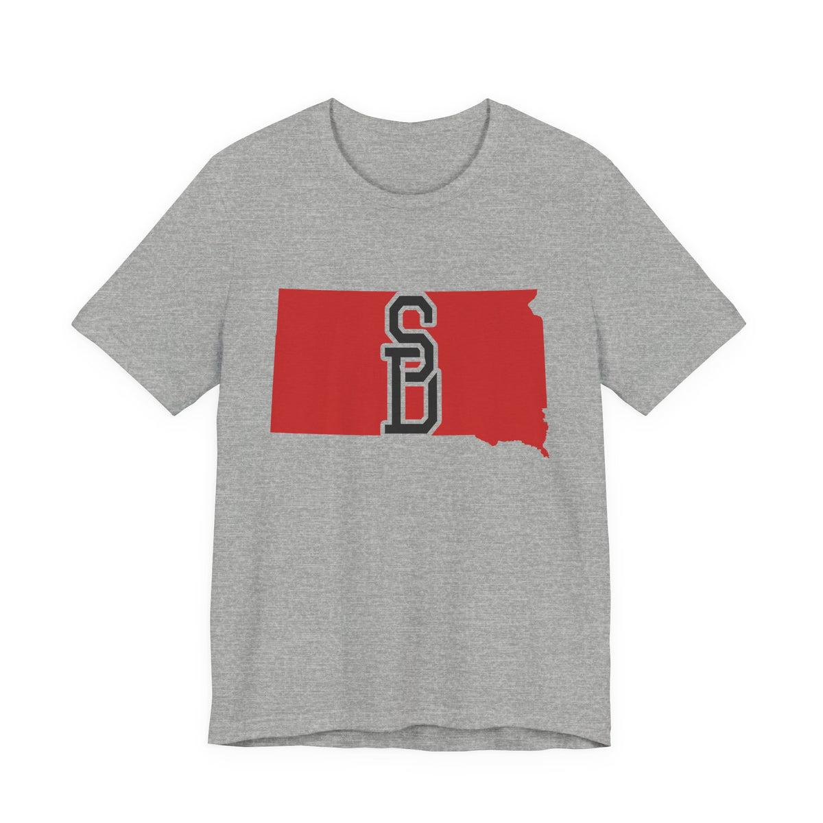 South Dakota Varsity Monogram Map T-Shirt