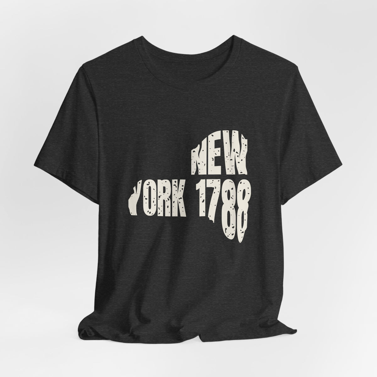 New York Vintage Letters Map T-Shirt