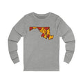 Maryland Pizza Map Long Sleeve Tee