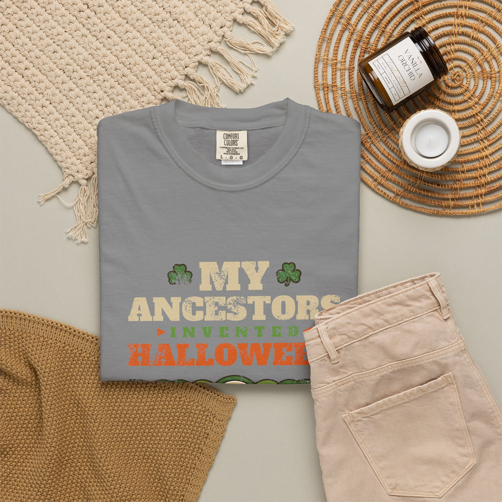 My Ancestors Invented Halloween Celtic Bonfire T-Shirt