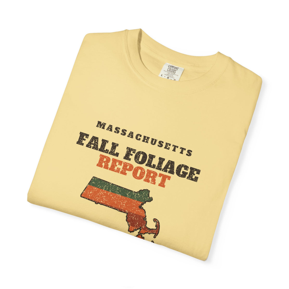 Massachusetts Fall Foliage Report Map T-Shirt