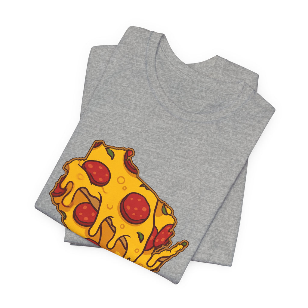 Wisconsin Pizza Map T-Shirt