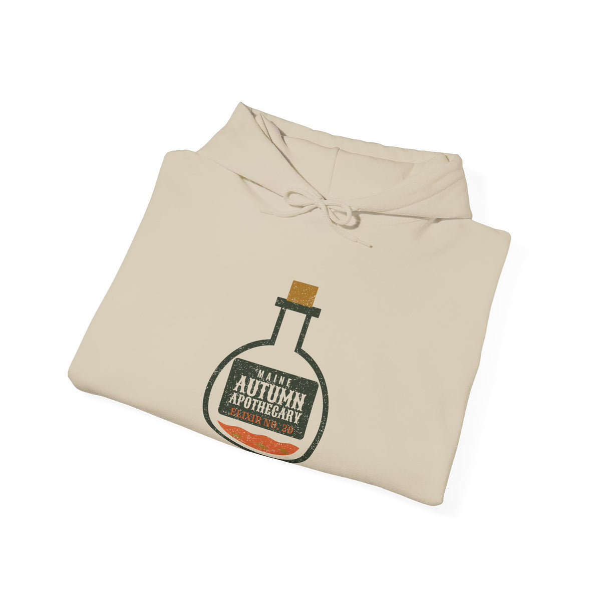 Maine Autumn Apothecary Flask Hoodie