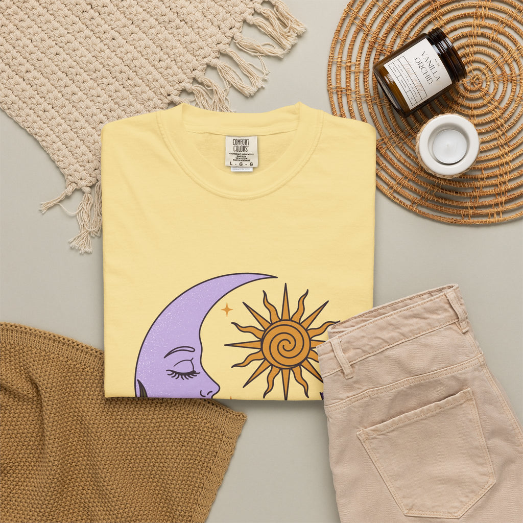 Thistle Moon Celestial Sun and Stars T-Shirt