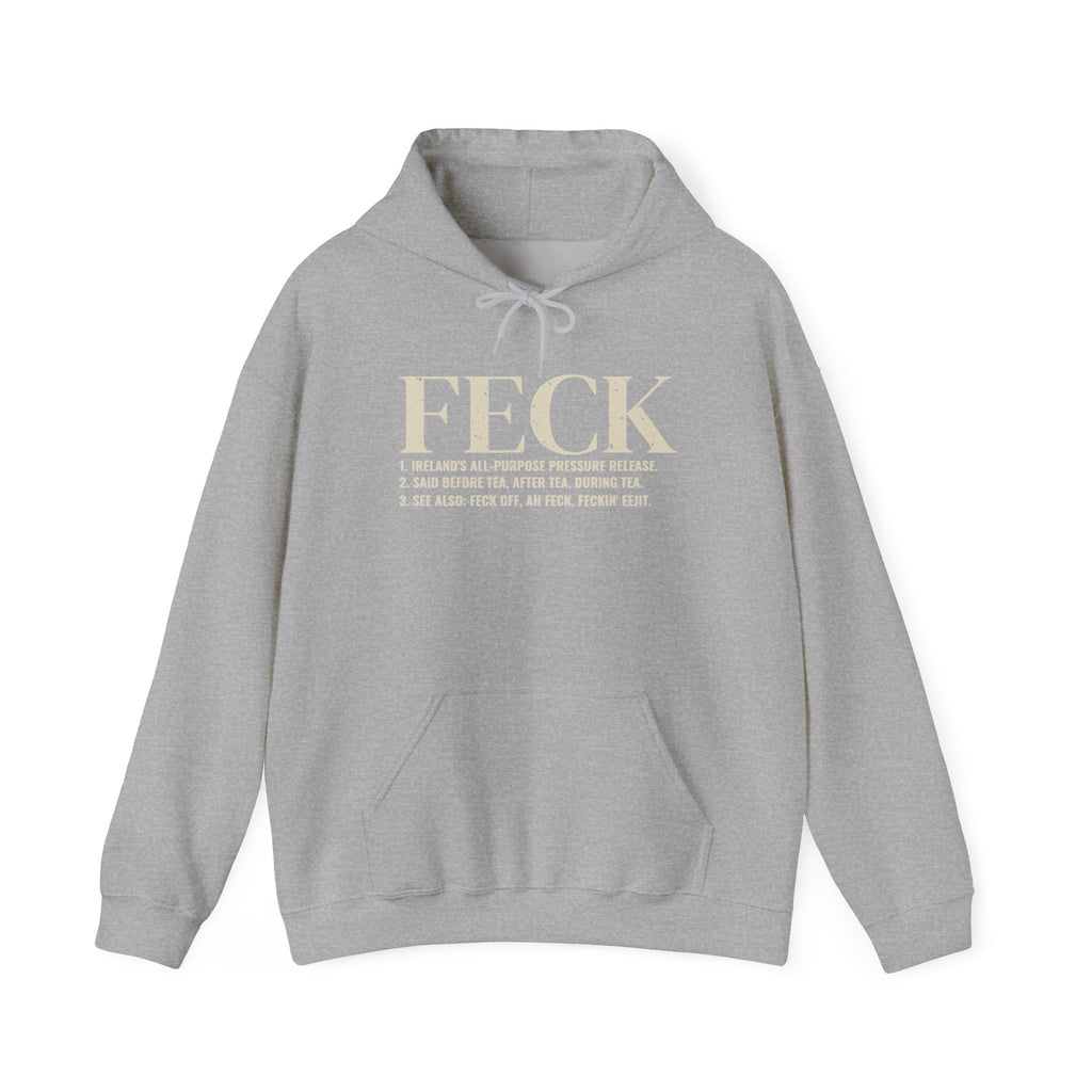 Feck Definition Funny Irish Slang Hoodie