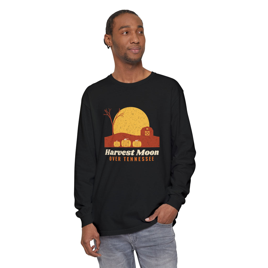 Harvest Moon Over Tennessee Barn Long Sleeve Tee