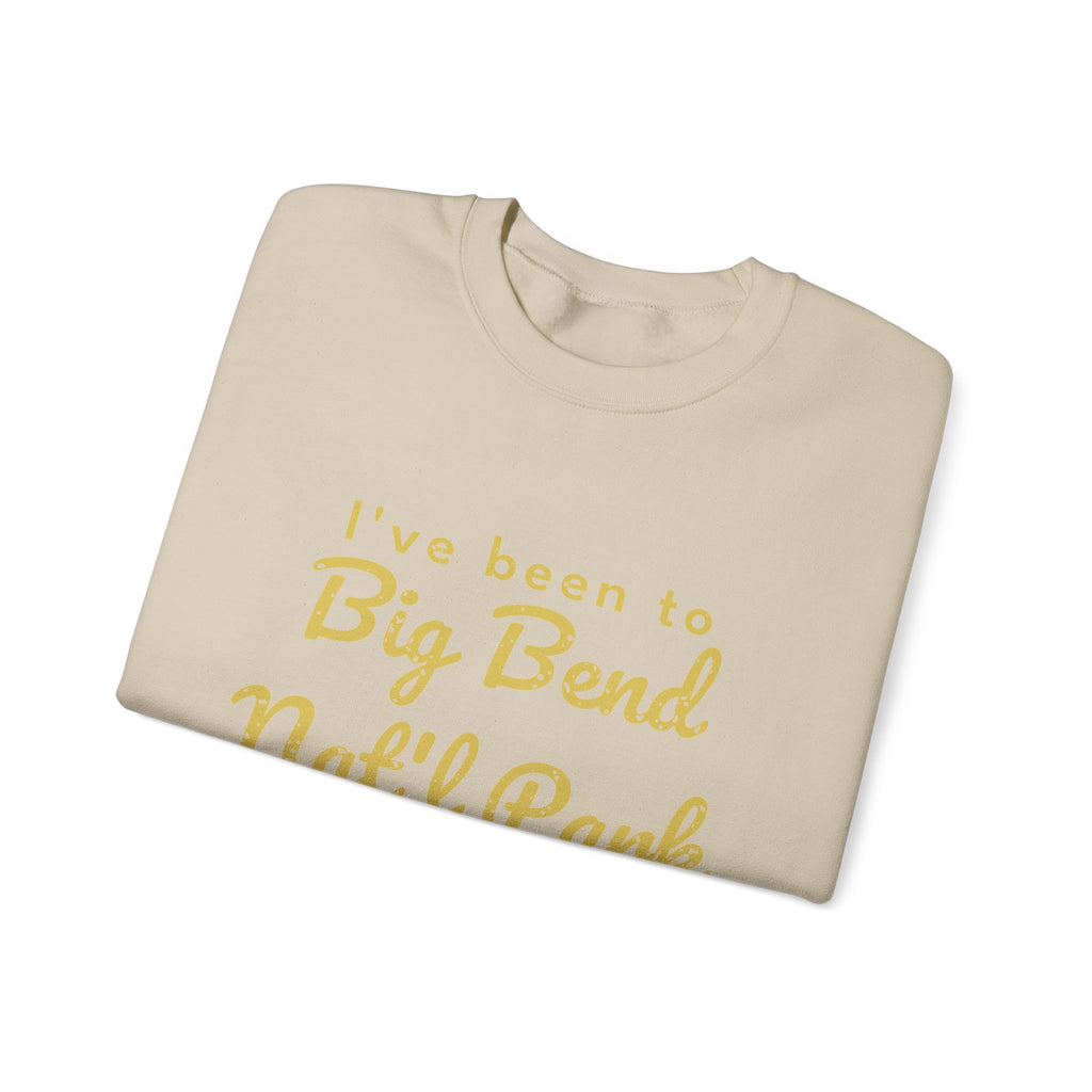 I've Been to Big Bend Nat'l Park Vintage Travel Crewneck Sweatshirt