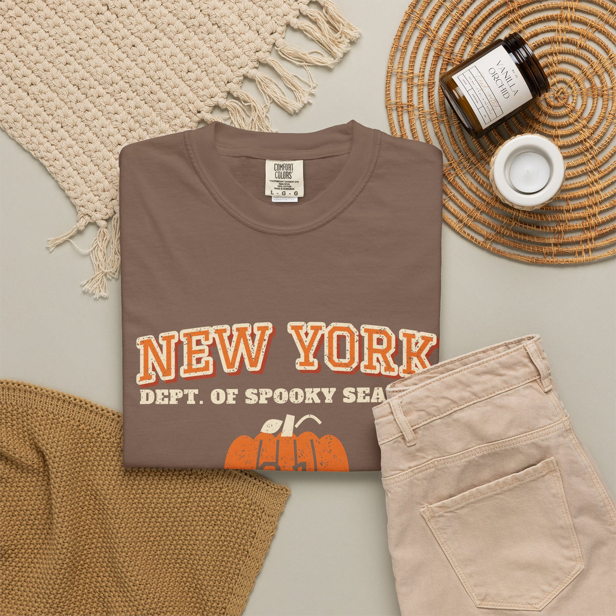 New York Dept. of Spooky Season Varsity T-Shirt