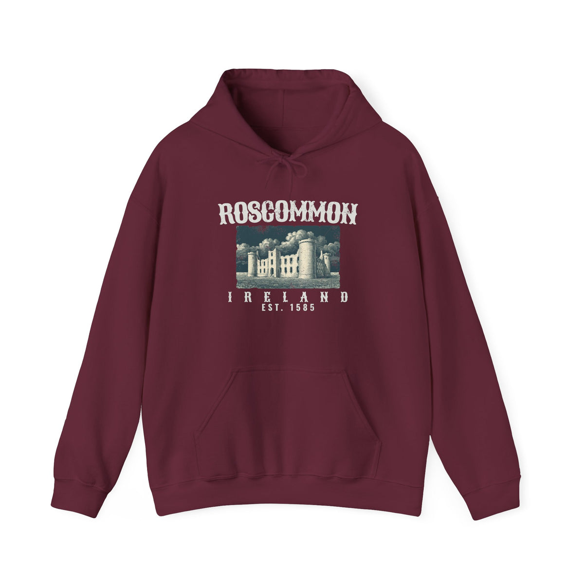 Roscommon Ireland Est 1585 Castle Ruins Hoodie