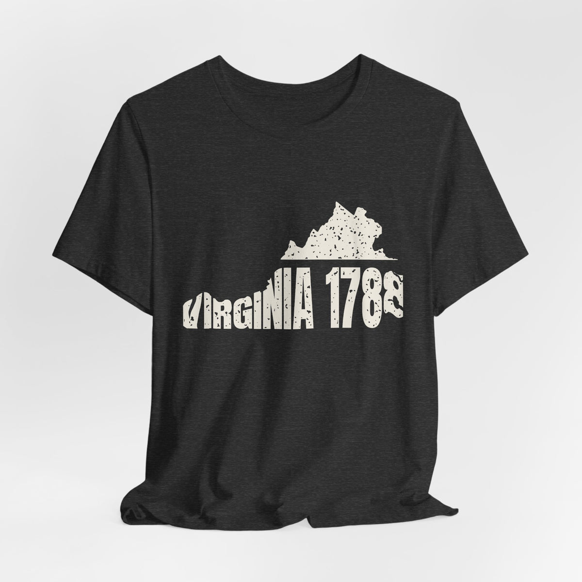 Virginia Vintage Letters Map T-Shirt