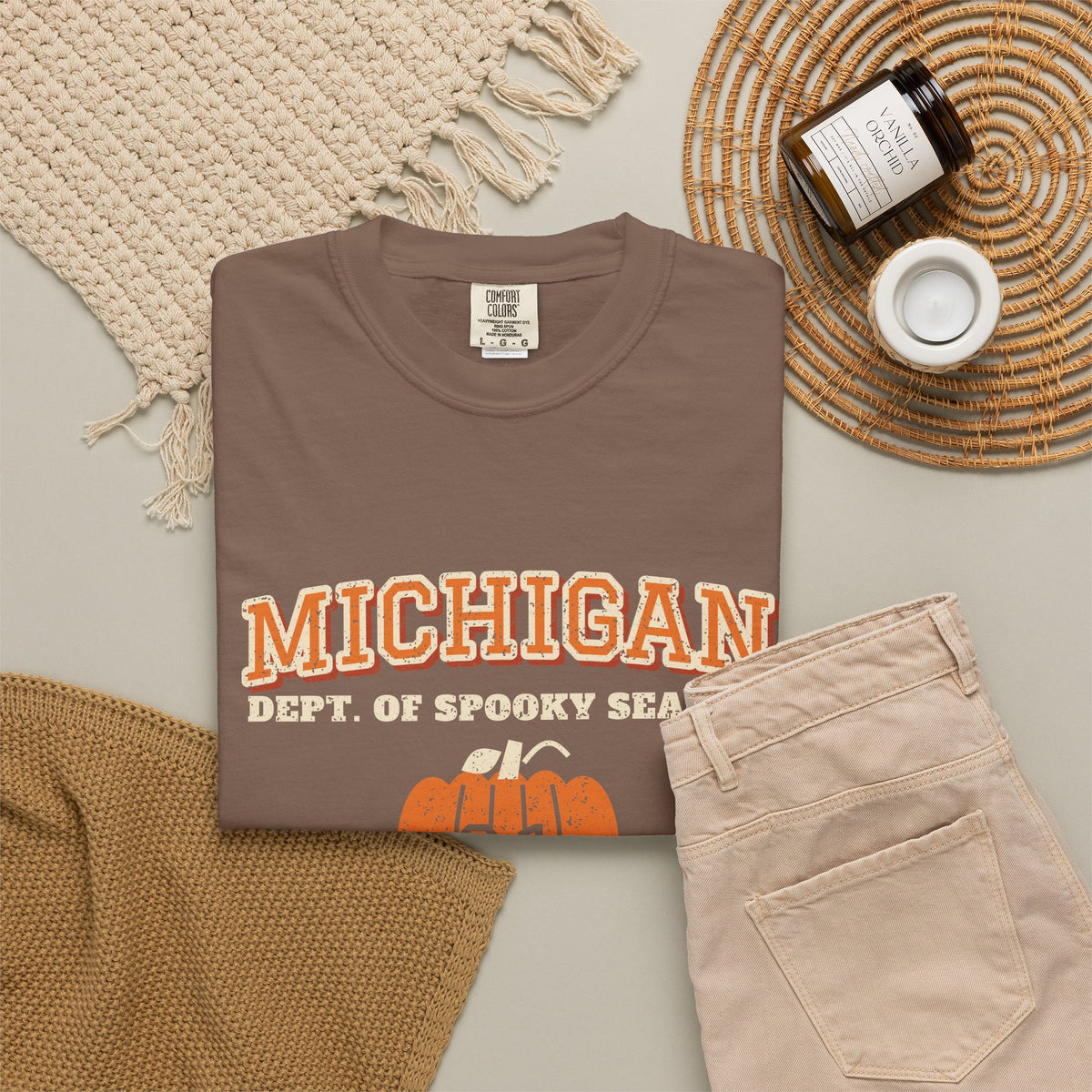 Michigan Dept. of Spooky Season Varsity T-Shirt