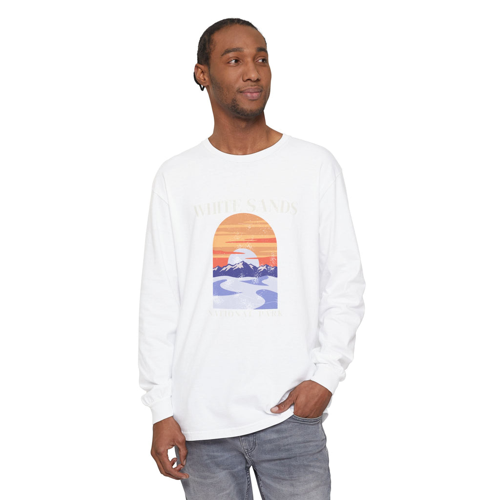 White Sands National Park Desert Sunset Dunes Long Sleeve Tee