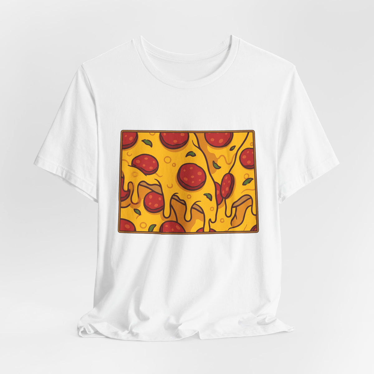 Colorado Pizza Map T-Shirt