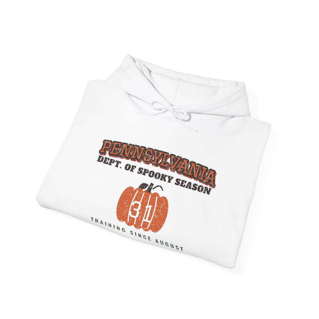Pennsylvania Dept. of Spooky Season Varsity Hoodie