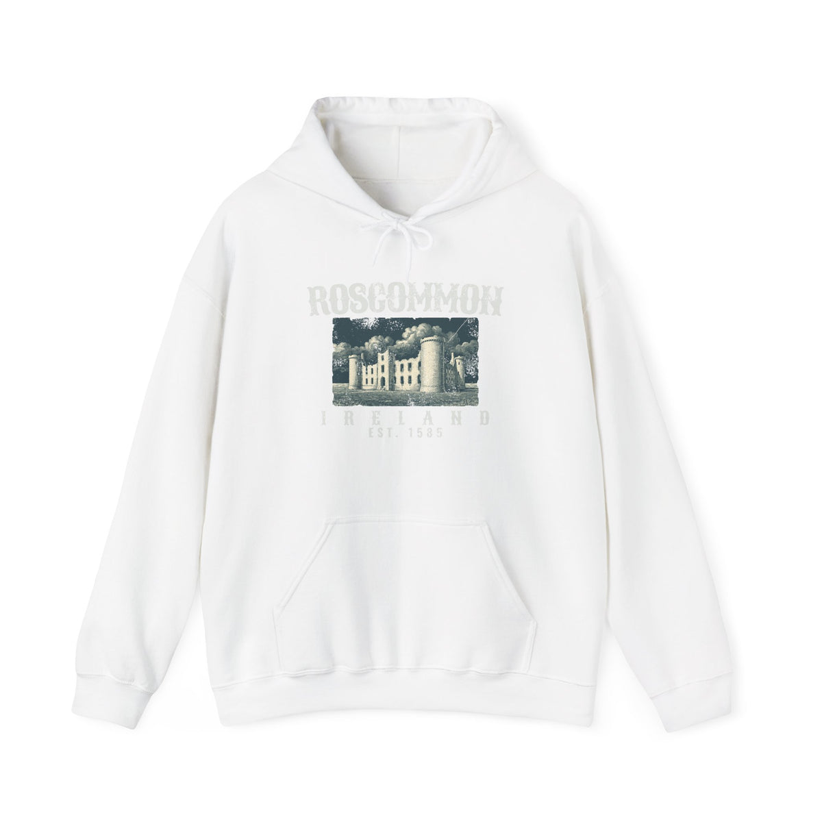 Roscommon Ireland Est 1585 Castle Ruins Hoodie