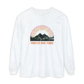 Protect Our Parks Retro Sunset Mountains Long Sleeve Tee