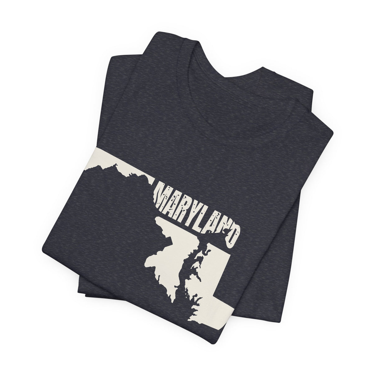 Maryland Vintage Letters Map T-Shirt