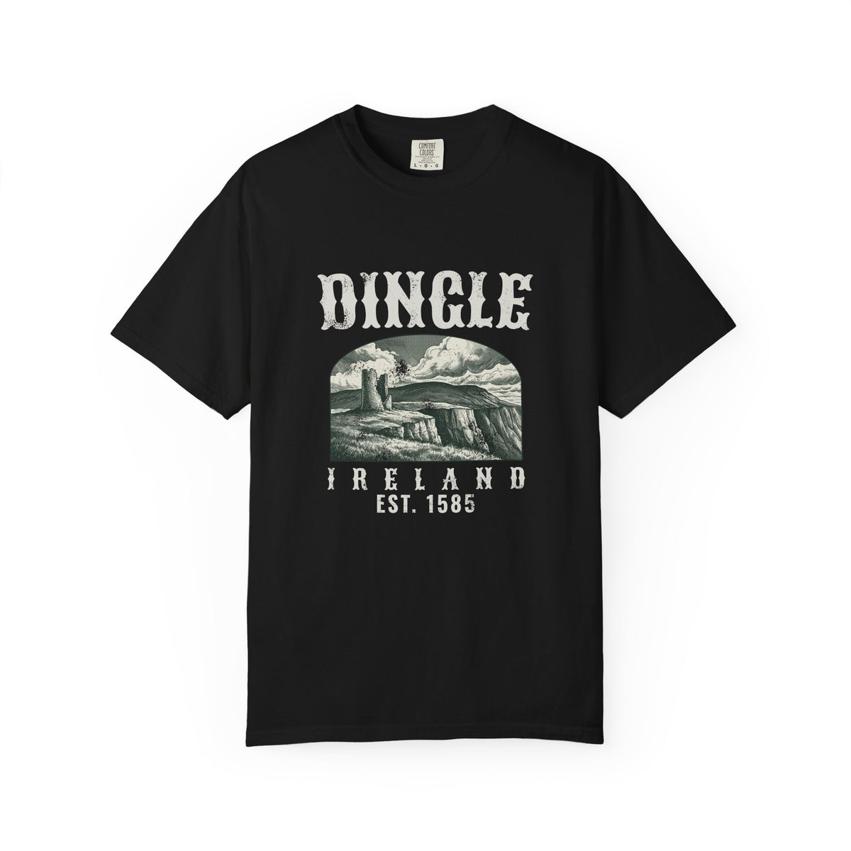 Dingle Ireland Est 1585 Vintage Mountain Landscape T-Shirt