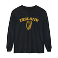 Ireland Vintage Celtic Harp Knotwork Long Sleeve Tee