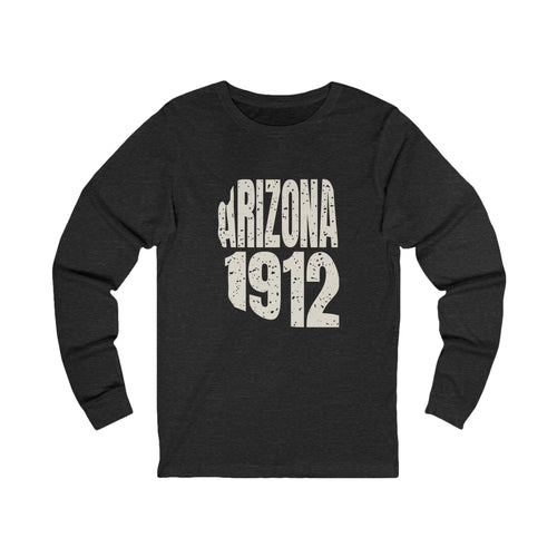 Arizona Vintage Letters Map Long Sleeve Tee