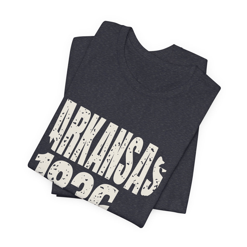 Arkansas Vintage Letters Map T-Shirt