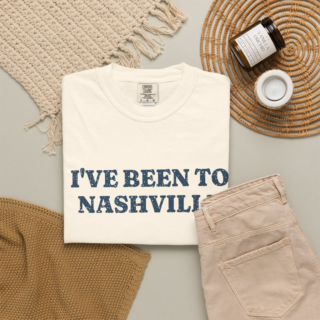 I've Been to Nashville Vintage Travel Souvenir T-Shirt