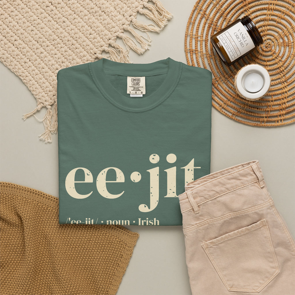 Eejit Irish Slang Dictionary Definition T-Shirt