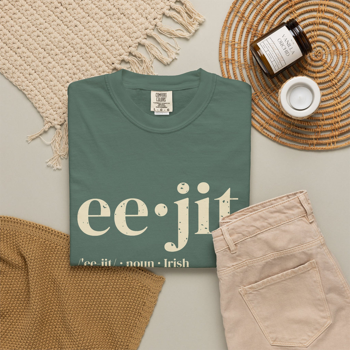Eejit Irish Slang Dictionary Definition T-Shirt