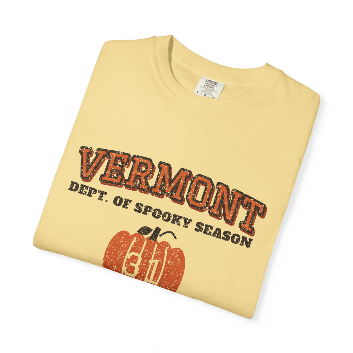 Vermont Dept. of Spooky Season Varsity T-Shirt