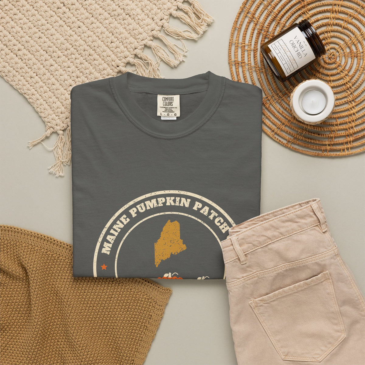 Maine Pumpkin Patch Co. Badge T-Shirt